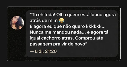 Depoimento de aluna